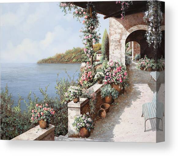 La Terrazza Canvas Art Print by Guido Borelli
