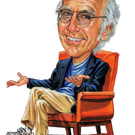 Larry David by Art  