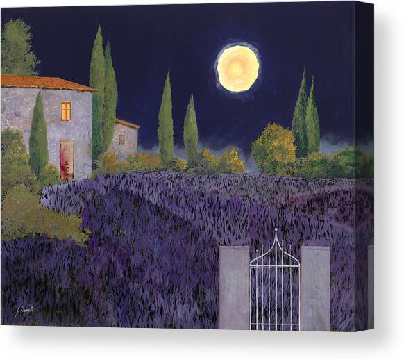 Lavanda Di Notte Canvas Art Print by Guido Borelli