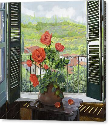 Le Persiane Sulla Valle Canvas Print