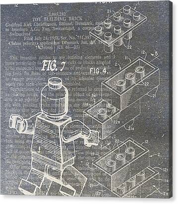 Lego Patent Canvas Print
