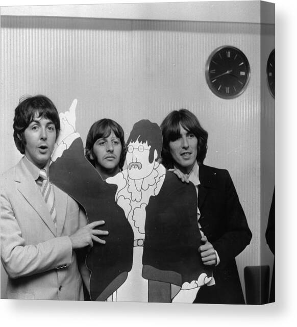Lennon Cut-out Canvas Art Print by Wesley