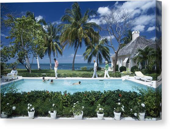 Leonard Dalsemer Canvas Art Print by Slim Aarons