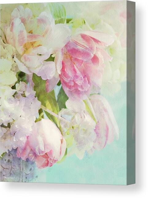 Les Fleurs Canvas Art Print by Theresa Tahara