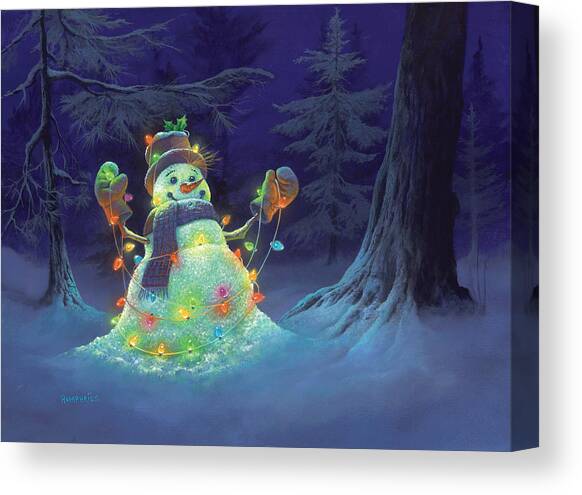 Let it Glow Canvas Art Print by Michael Humphries