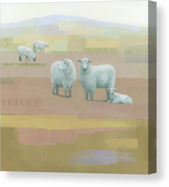 Life Between Seams Canvas Art Print by Steve Mitchell