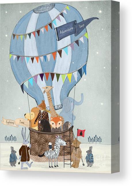 Little Adventure Days Canvas Art Print by Bri Buckley