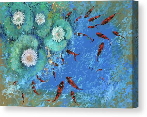 Lo Stagno Canvas Art Print by Guido Borelli