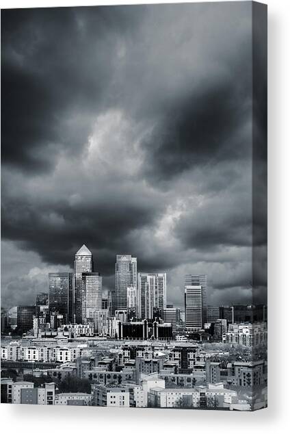 London Skyline 7 Canvas Art Print by Mark Rogan