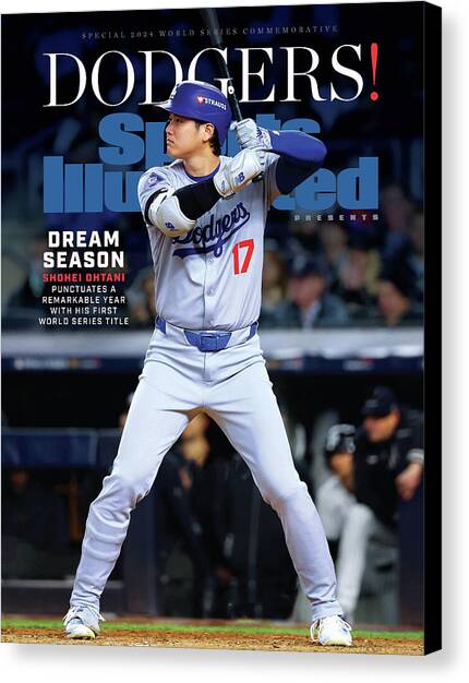 Los Angeles Dodgers, 2024 Sports Illustrated World Series Championship Commemorative Issue Cover Canvas Art Print by Sports Illustrated