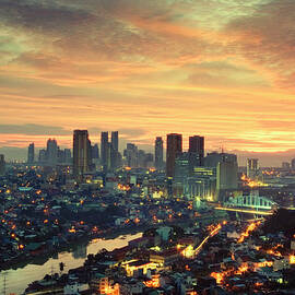 Makati City Skyline by Randy Le'moine