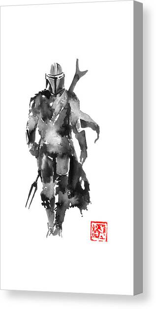 Mandalorian Canvas Art Print by Pechane Sumie