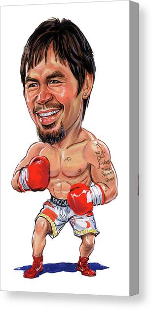 Manny Pacquiao Canvas Art Print by Art