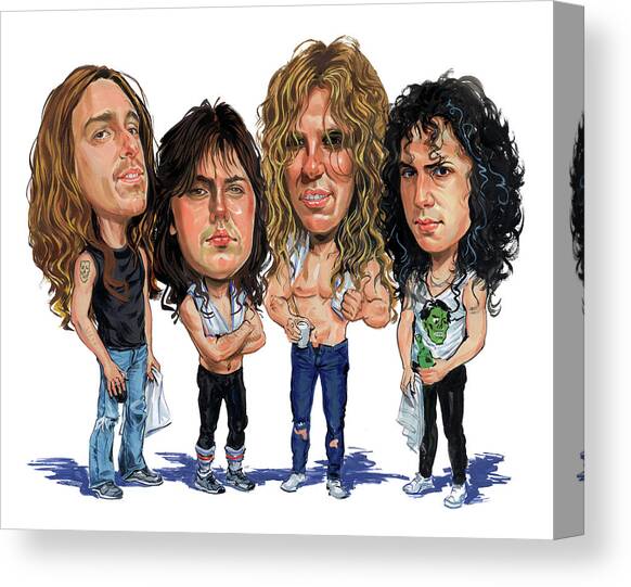 Metallica Canvas Art Print by Art