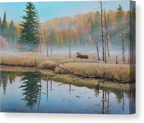 Mists of Dawn Canvas Art Print by Jake Vandenbrink