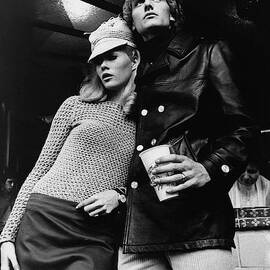 Models Posing At A Diner by Horn & Griner