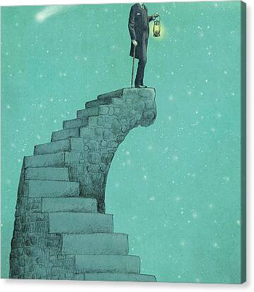 Moon Steps Canvas Print