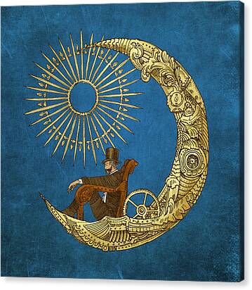 Moon Travel Canvas Print