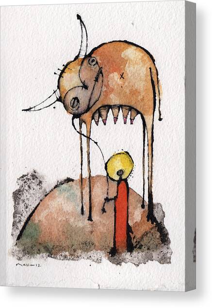 Mythos 3  Canvas Art Print by Mark M  Mellon