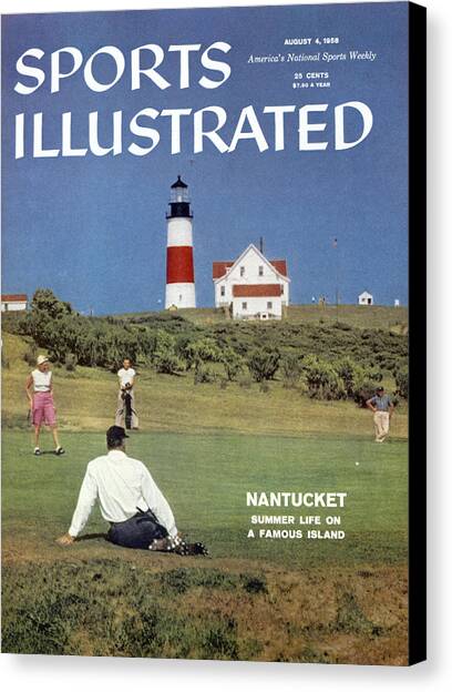 Nantucket Island Golf Sports Illustrated Cover Canvas Art Print by Sports Illustrated