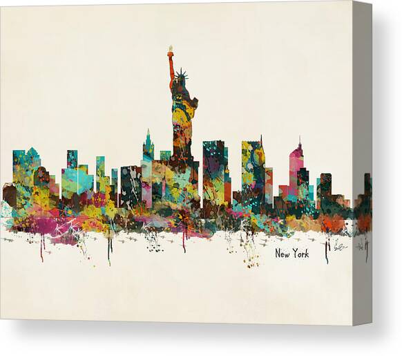 New York Canvas Art Print by Bri Buckley
