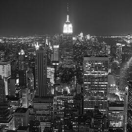 New York City At Night by Adam Garelick