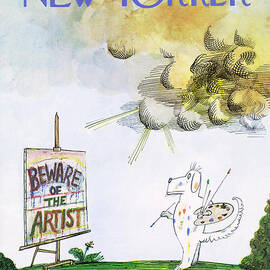 New Yorker March 27th, 1971 by Saul Steinberg