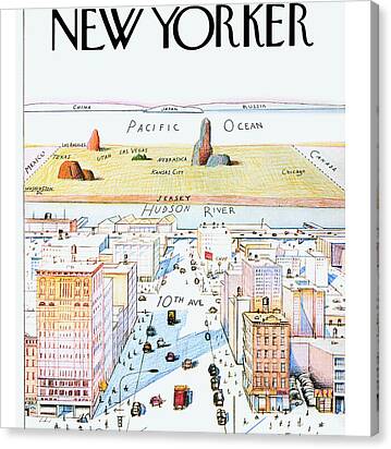 New Yorker March 29, 1976 Canvas Print