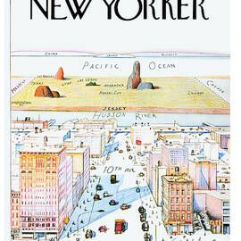 New Yorker March 29, 1976 by Saul Steinberg