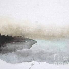 Nightfall on the Lake  by Vesna Antic