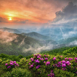 North Carolina Blue Ridge Parkway Spring Appalachian Mountains NC by Dave Allen