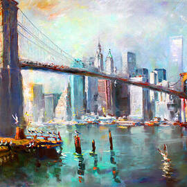 NY City Brooklyn Bridge II by Ylli Haruni