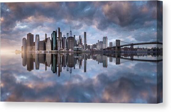 Ny Ny Canvas Art Print by Carlos F. Turienzo