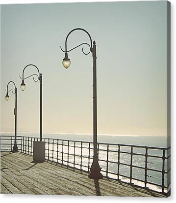 On The Pier Canvas Print