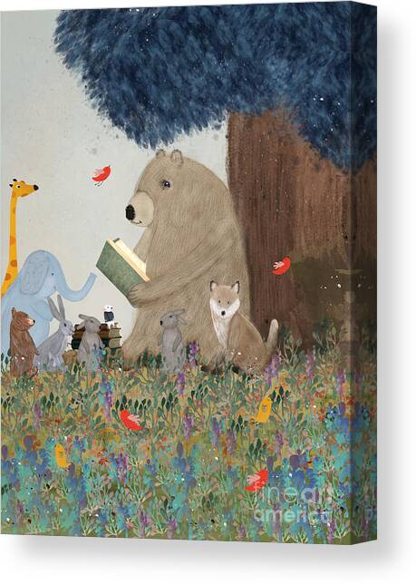 Once Upon A Time Canvas Art Print by Bri Buckley