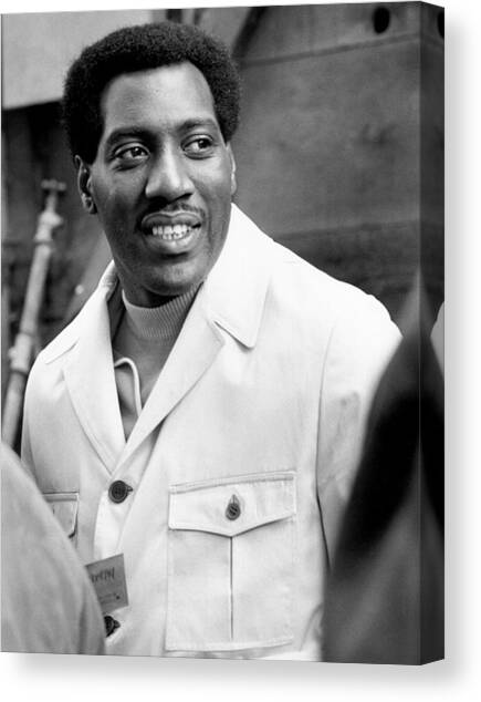 Otis Redding At Monterey Pop Canvas Art Print by Michael Ochs Archives