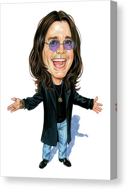 Ozzy Osbourne Canvas Art Print by Art
