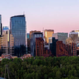 Calgary Skyline Photo Print, Peace Bridge Photo Print, Calgary Photography, Calgary Canvas Photo by Yves Gagnon