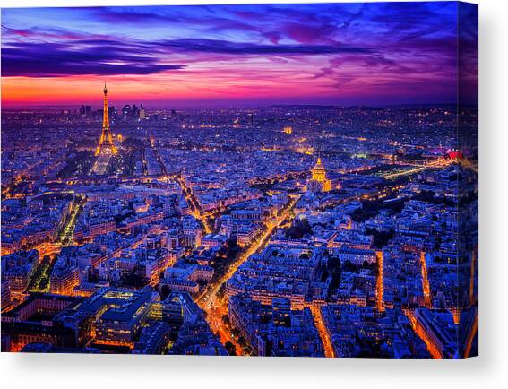 Paris I Canvas Art Print by Juan Pablo De