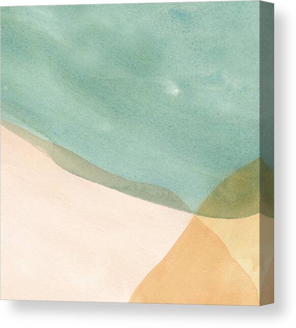 Pastel Color Study Iv Canvas Art Print by Emma Caroline
