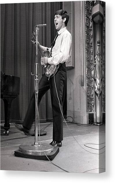 Paul Mccartney Of The Beatles Pop Canvas Art Print by Popperfoto
