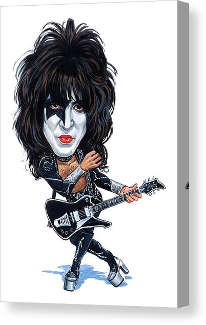 Paul Stanley Canvas Art Print by Art