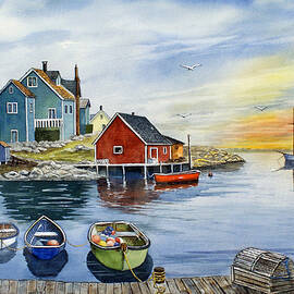 Peggys Cove  by Raymond Edmonds