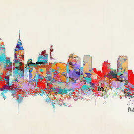philadelphia skyline by Bri Buckley