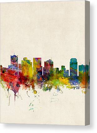 Phoenix Skyline Canvas Prints for Sale