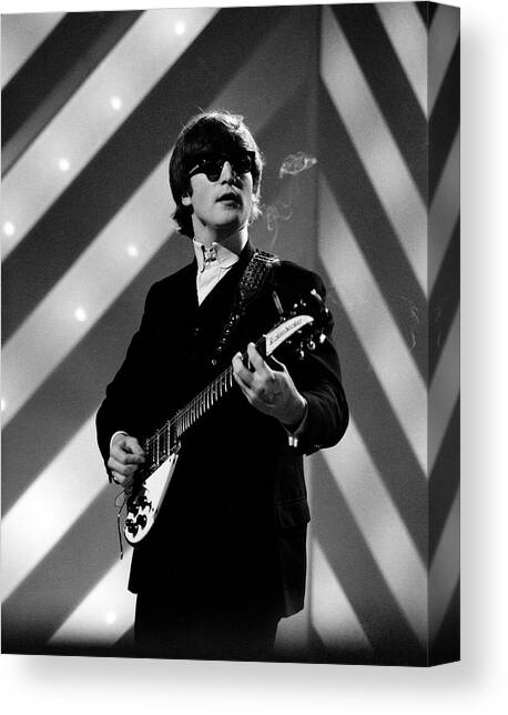 Photo Of Beatles And John Lennon Canvas Art Print by David Redfern