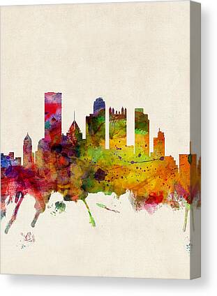 Pittsburgh Skyline Canvas Prints for Sale