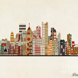 pittsburgh skyline by Bri Buckley