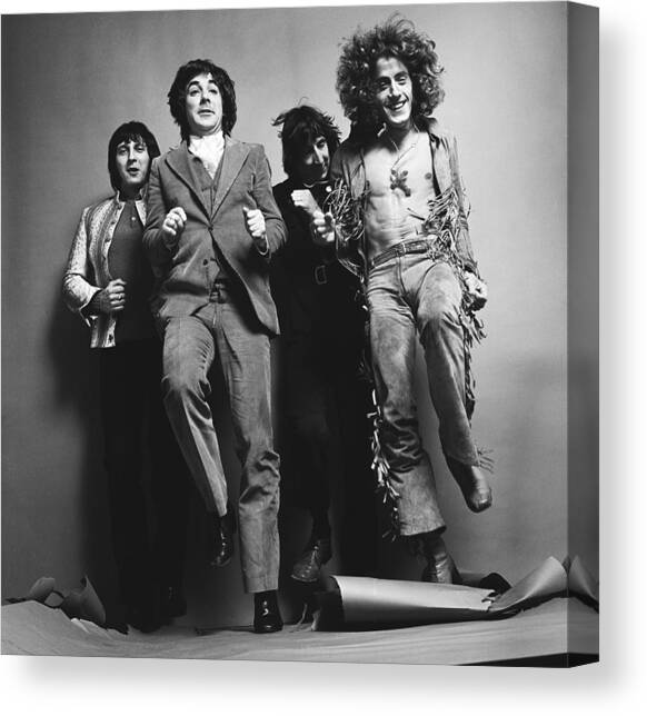 Portrait Of The Who Canvas Art Print by Jack Robinson