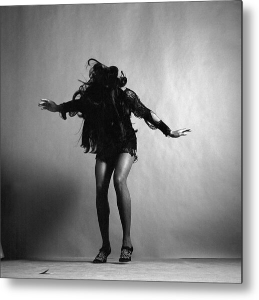 Portrait Of Tina Turner Metal Print